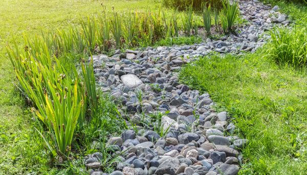 River Rock Garden Installation in Brandon
