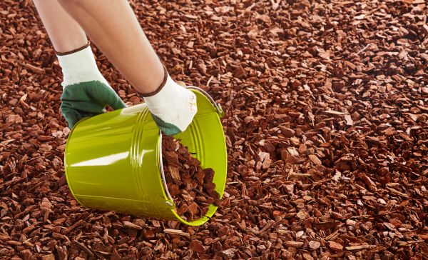 Wood Chip Landscaping in Brandon
