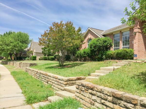 Sloped Yard Landscaping in Brandon
